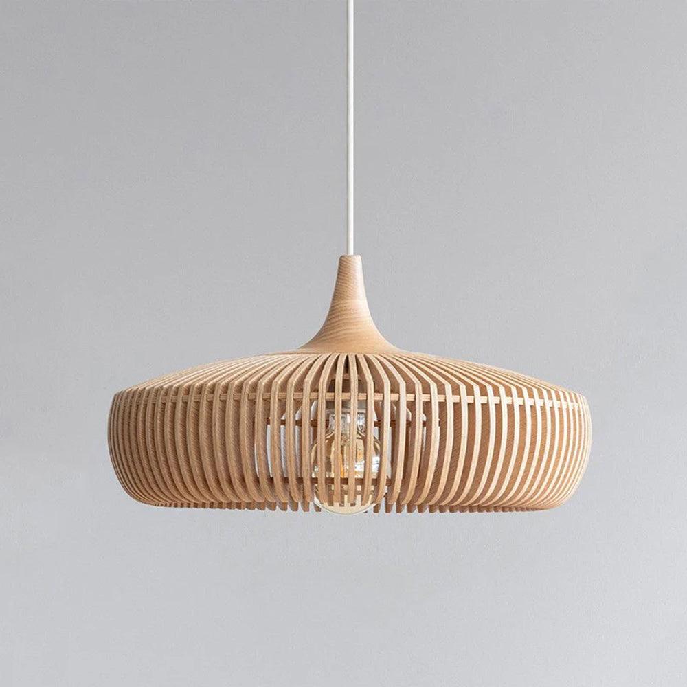 Vintage Wood Ceiling Pendant Light for Dining Room
