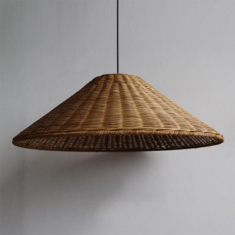 Wabi-Sabi Bamboo Pendant Ceiling Light for Kitchen