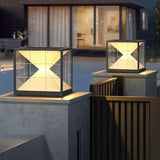 Hourglass Shaped Led Outdoor Pillar Lights