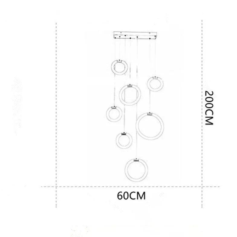 Ring-shaped LED for Dining Room Ceiling Light - Clowas