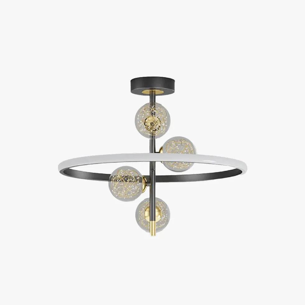 Glass Bubble Starry Sky Modern Bedroom Pendant Light