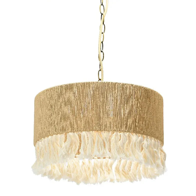 Fabric Barrel Kitchen Vintage Pendant Light