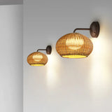 Boho Wall Lights Rattan Outdoor