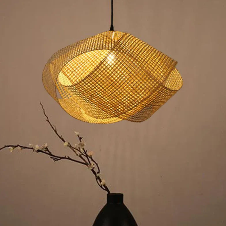 Woven Mesh Oval for Dining Room Pendant Light