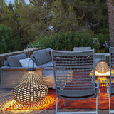 Outdoor Waterproof Wooden Camping Lantern Lighting Floor Lamps