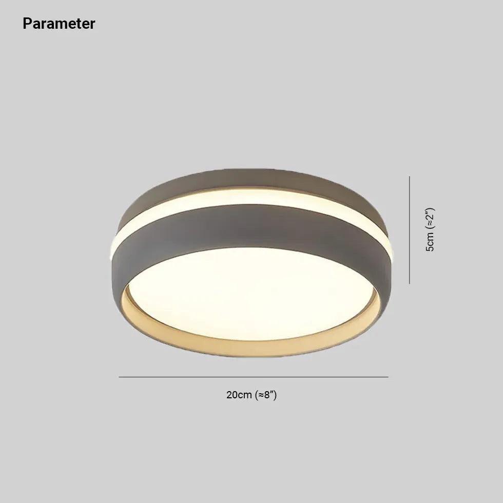 Minimalist Led Circular Hallway Ceiling Lights