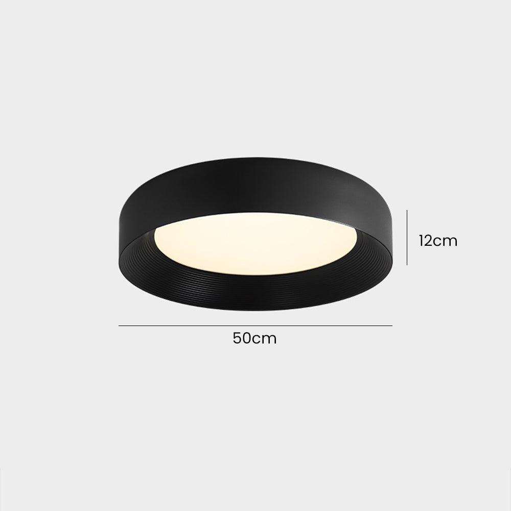 Full Spectrum Eye Protection Round White Ceiling Light