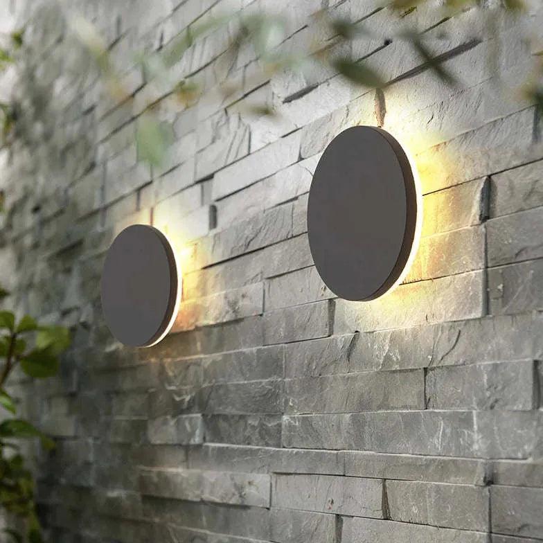 round outdoor wall light led - Clowas