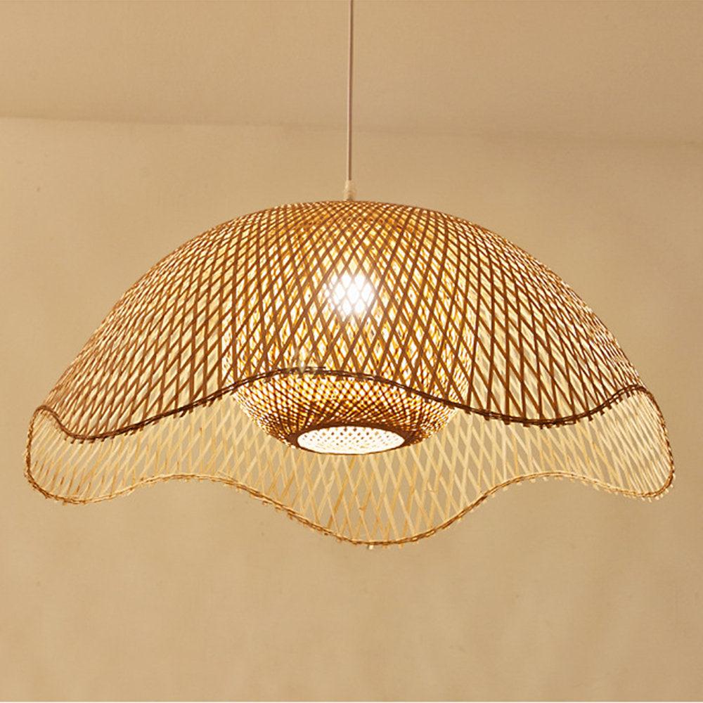 Zen Style Living Room Rattan Pendant Light