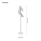 Floor Lamp for Living Room with Modern Acrylic Design