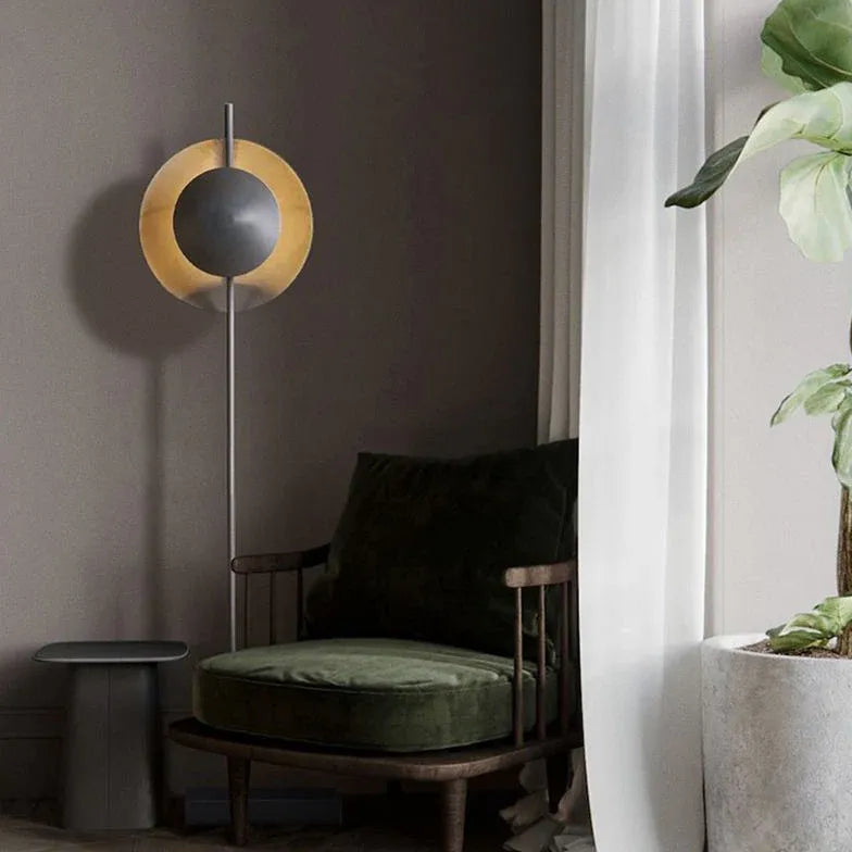 Round LED Ring Minimalist Modern Floor Lamp