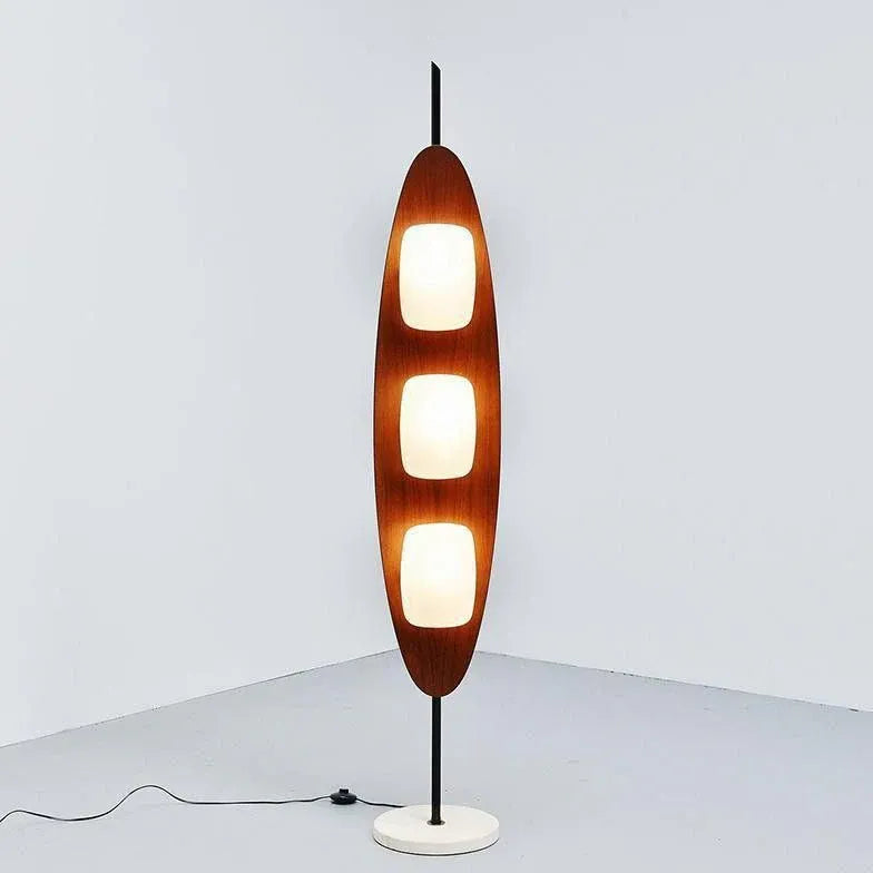 Multi-Layer Warm-Toned Modern Minimalist Floor Lamp