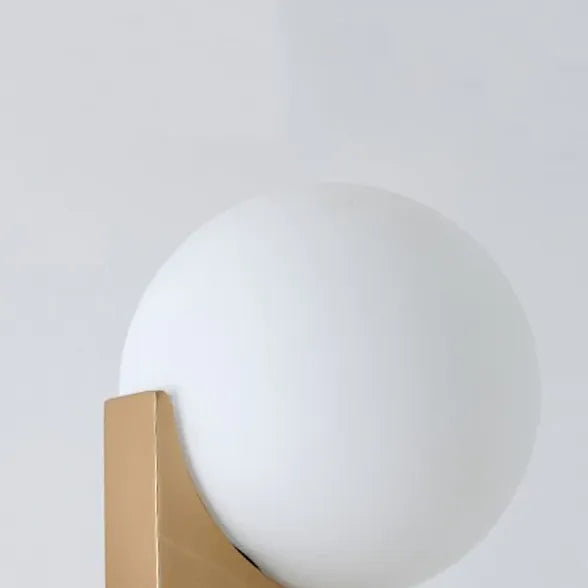 Two-Headed Glass Sphere Modern Floor Lamp