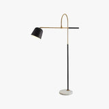 Black Arched Modern Reading Floor Lamp