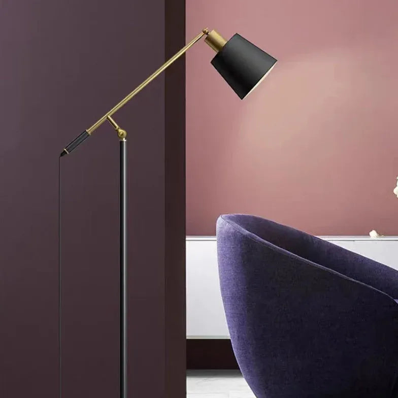 Modern Style Adjustable Plug-In Floor Lamp