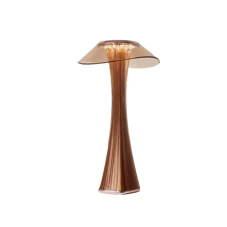 Copper Umbrella-Shaped Artistic Modern Table Lamp