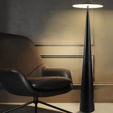 Large Black Mushroom Design Modern Floor Lamp