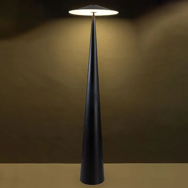 Large Black Mushroom Design Modern Floor Lamp