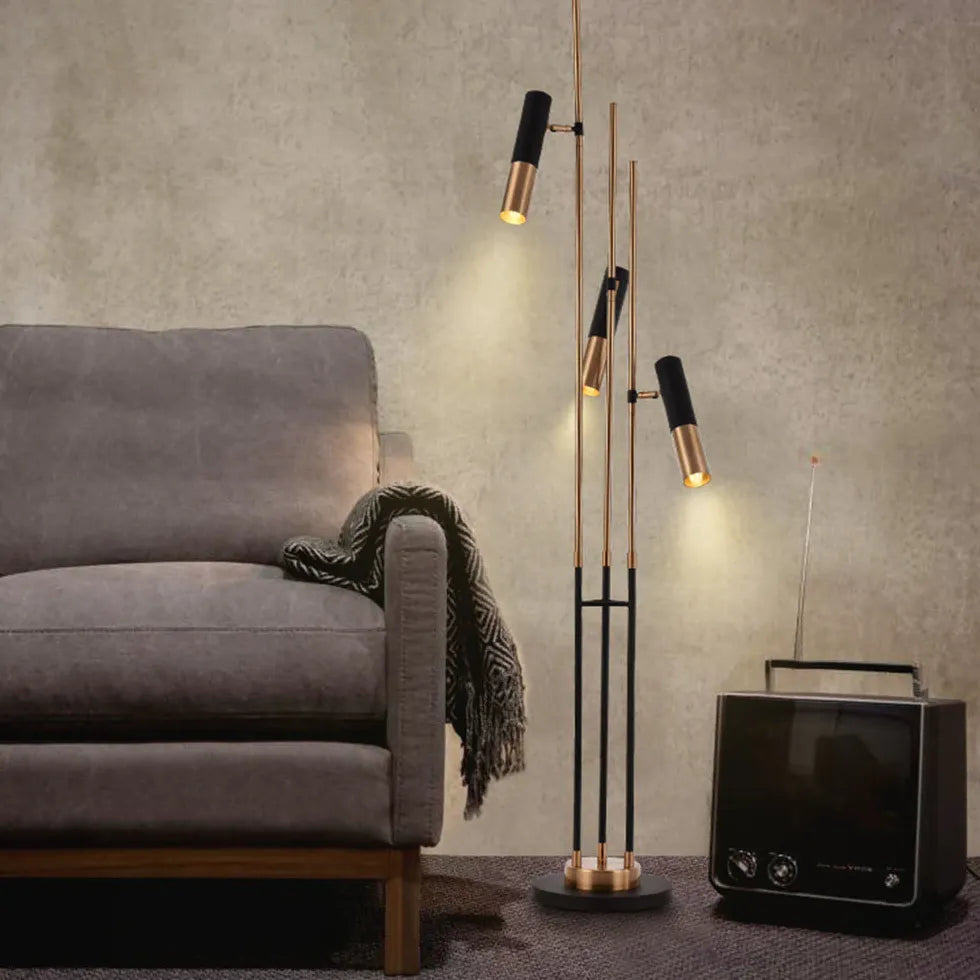 Three-Headed Spotlight Modern Floor Lamp