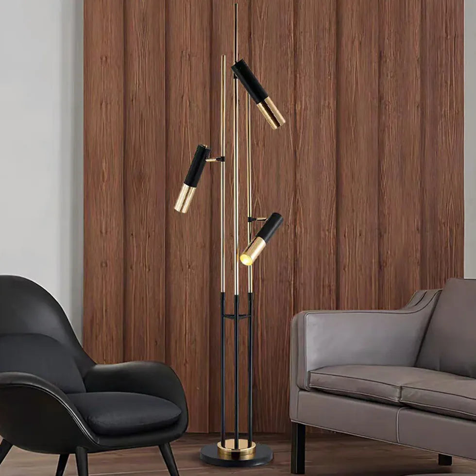 Three-Headed Spotlight Modern Floor Lamp