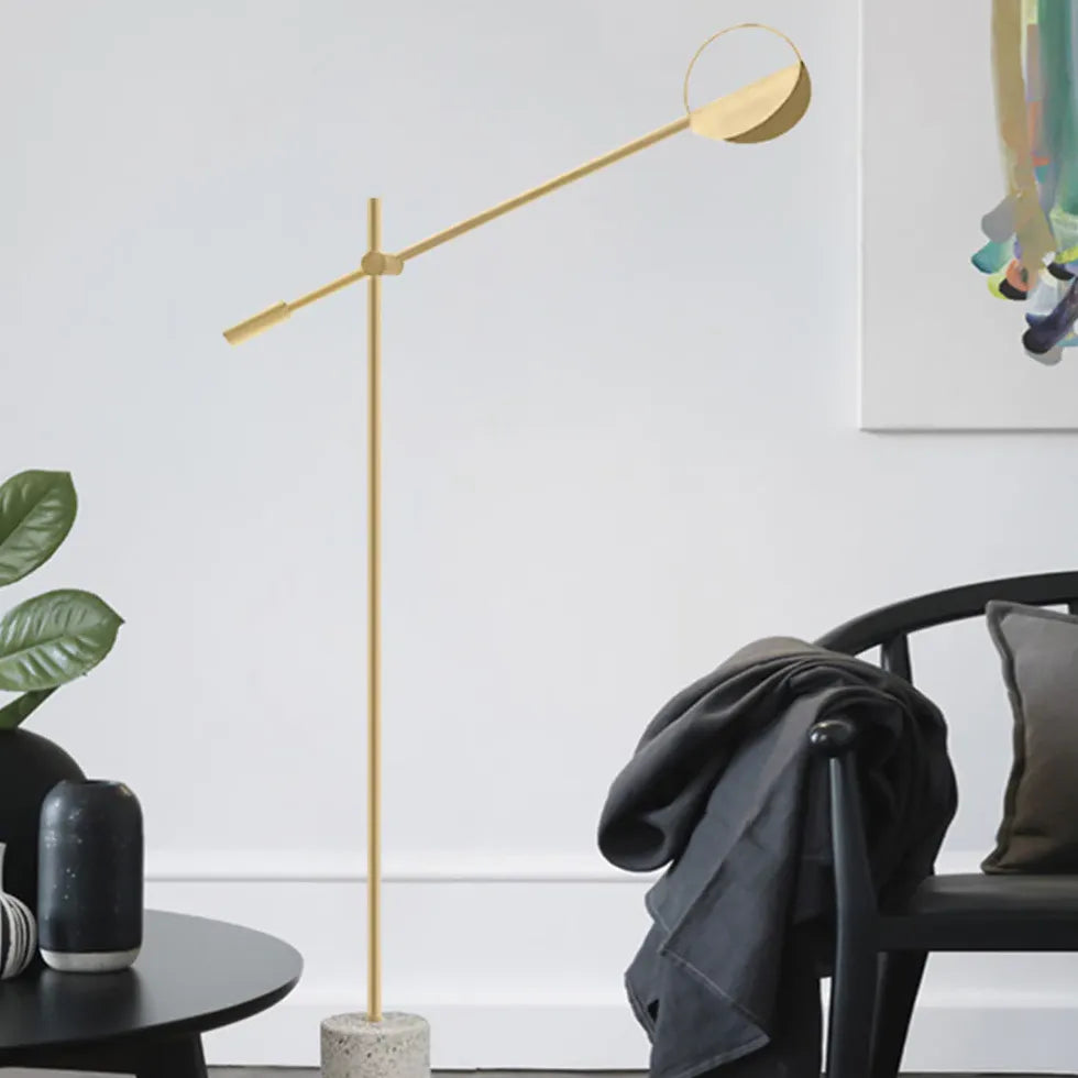 Black Minimalist Modern Folding Floor Lamp