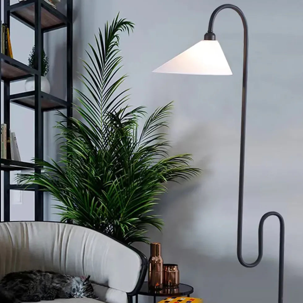 Cone Curved Modern Minimalist Floor Lamp