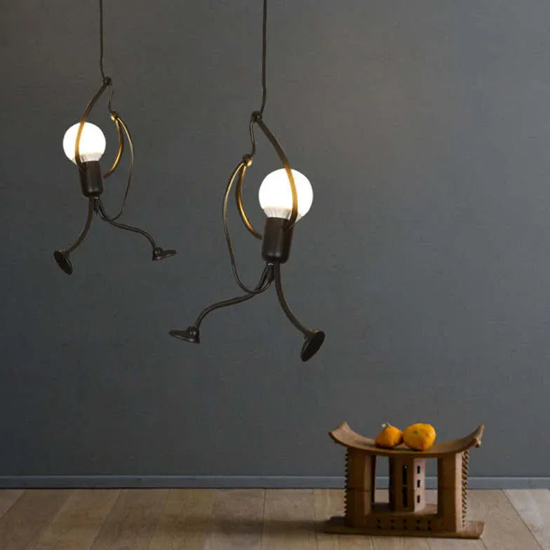 playfulness modern black pendant light