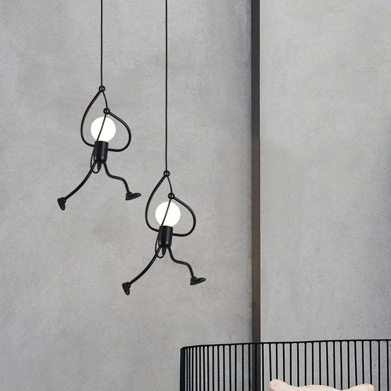 playfulness modern black pendant light