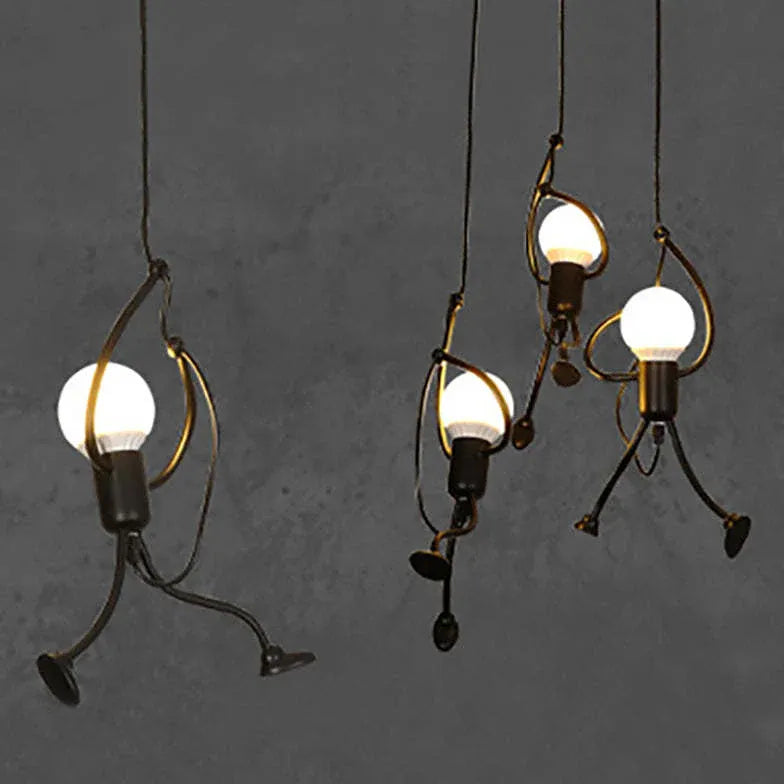 playfulness modern black pendant light