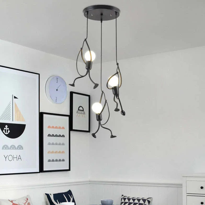 playfulness modern black pendant light