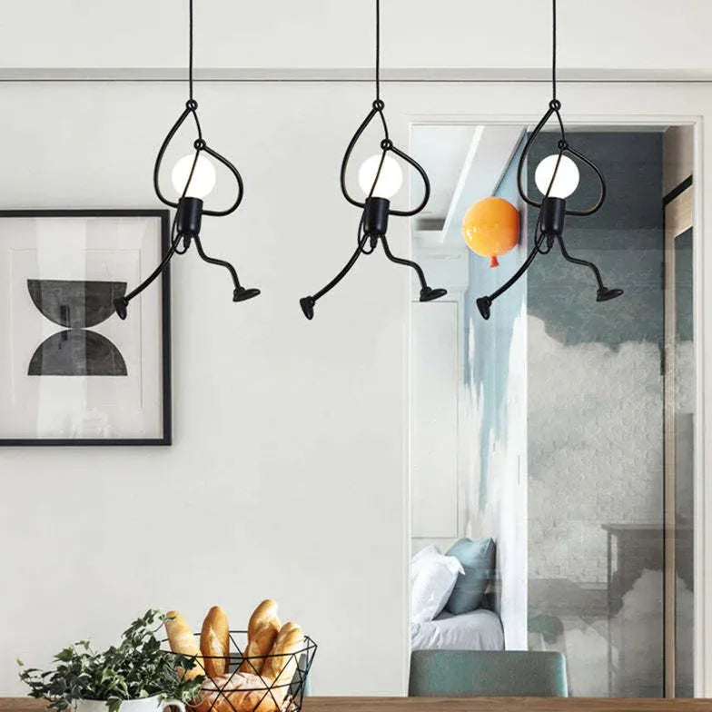 playfulness modern black pendant light