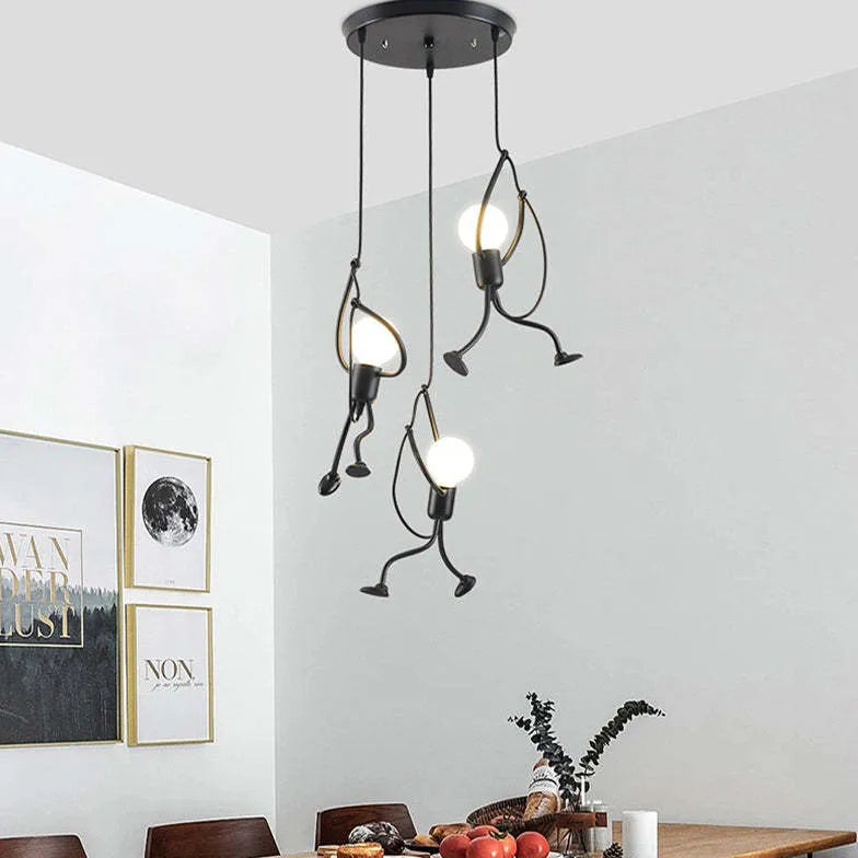 playfulness modern black pendant light