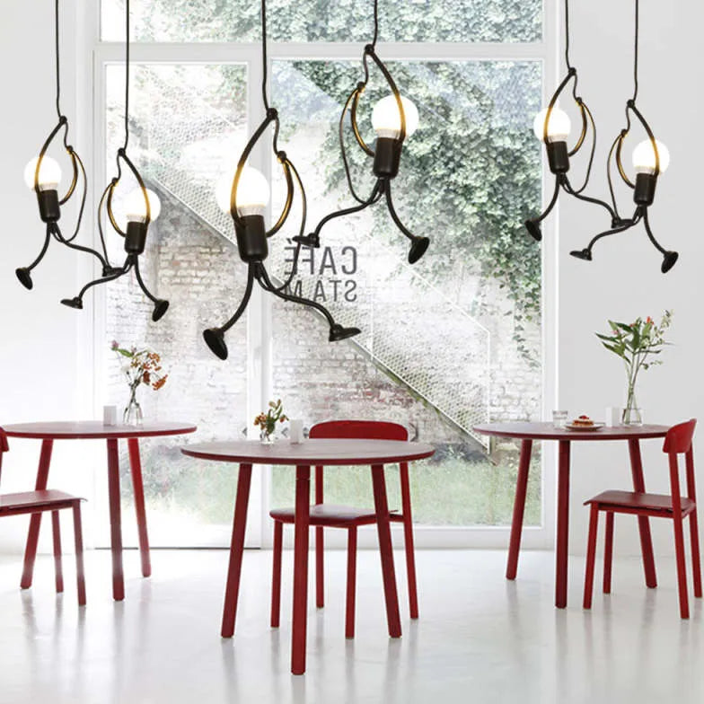 playfulness modern black pendant light