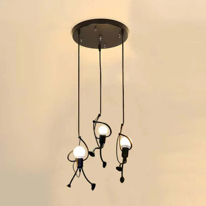 playfulness modern black pendant light