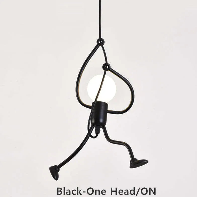 playfulness modern black pendant light