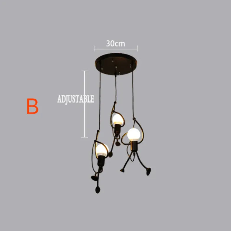 playfulness modern black pendant light