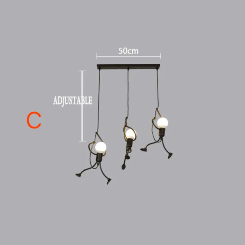 playfulness modern black pendant light