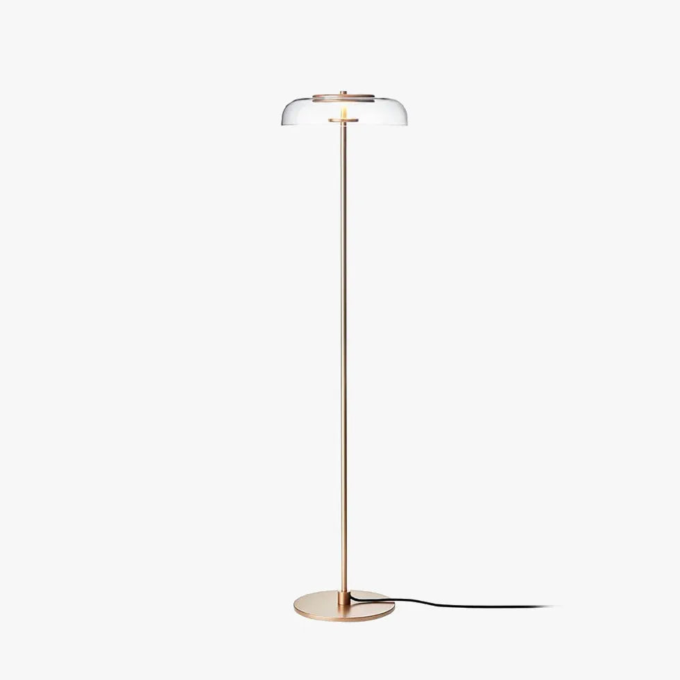 Transparent Glass Modern Minimalist Floor Lamp