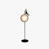 Dual-Head Circular Modern Style Floor Lamp