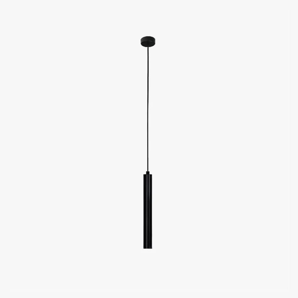 Direct Suspension Line Black Modern Pendant Light