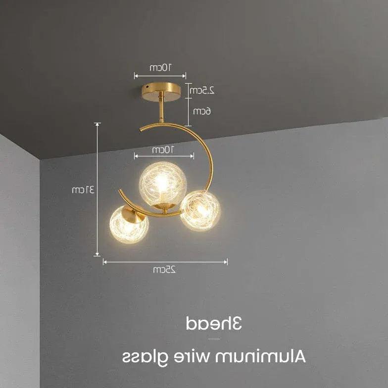 Minimalist Dining Room Glass Pendant Lights