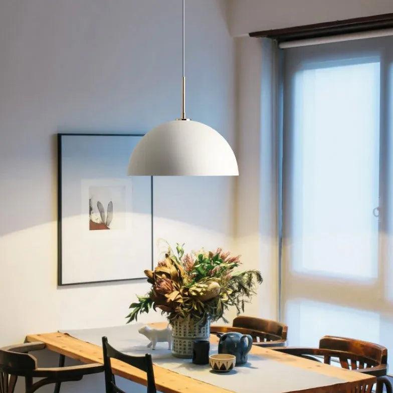 Semicircular Lampshade Dining Room Modern Pendant Light - Clowas