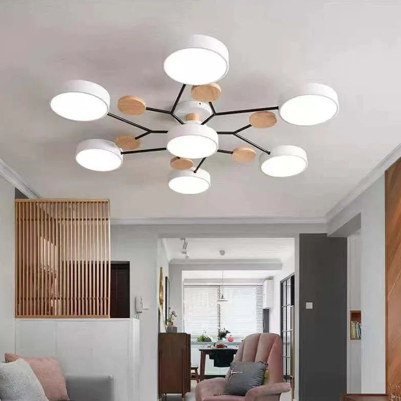 Green Bracket Modern Flush Ceiling Lights