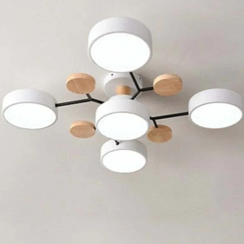 Green Bracket Modern Flush Ceiling Lights