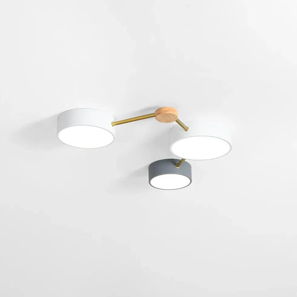 Macaron Round Bedroom Modern Ceiling Light