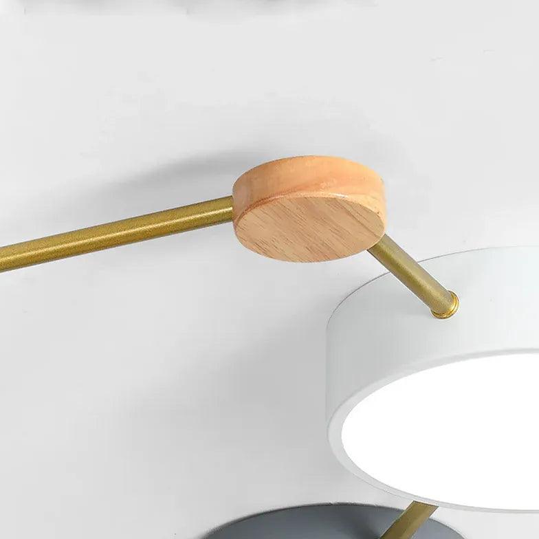 Macaron Round Bedroom Modern Ceiling Light