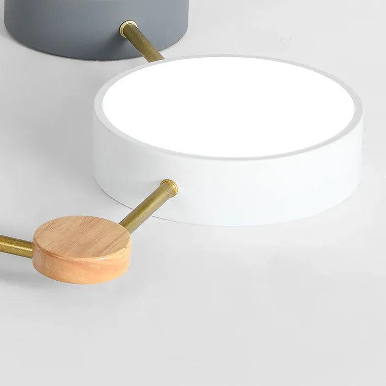 Macaron Round Bedroom Modern Ceiling Light