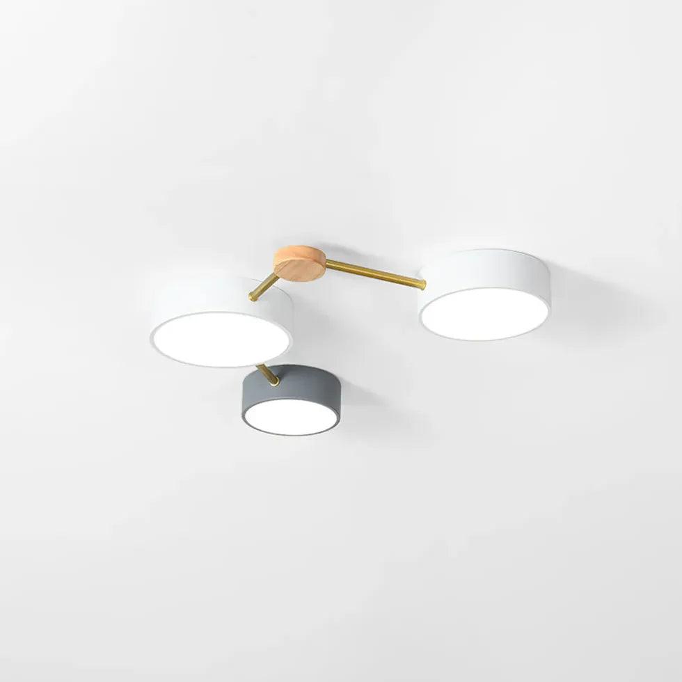 Macaron Round Bedroom Modern Ceiling Light