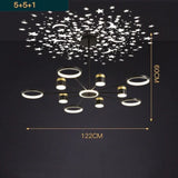 Starry Sky Projection LED Modern Pendant Light