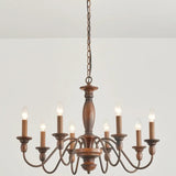 Vintage Wooden Candle Arms Light for Chandelier
